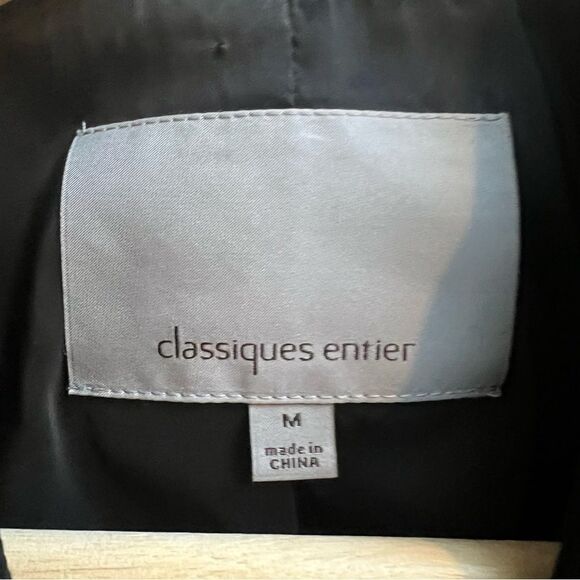 Classiques Entier leather/ knit jacket black size S/M - Picture 5 of 7